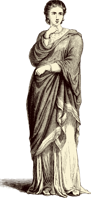 The Roman woman systemic like vector