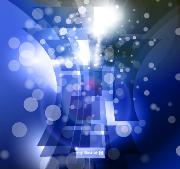 Dynamic technology background 01 - vector material