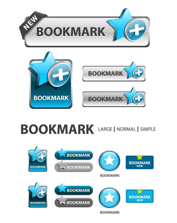 Web design elements 07 - vector material