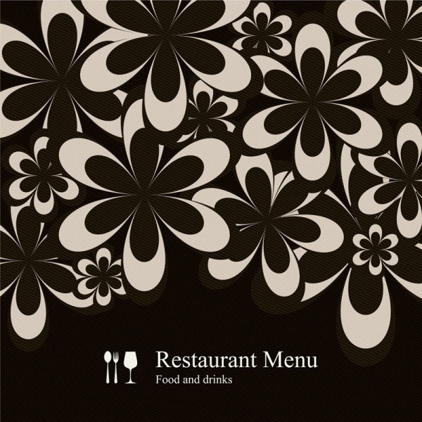 Continental menu template 13 - vector material