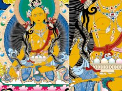 Lhamo Thangka vector Ai financial resources
