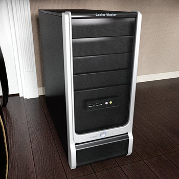 Black cabinet 3D Model Download