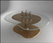 3D tea table model