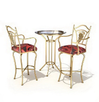 Tall casual elegant tea table