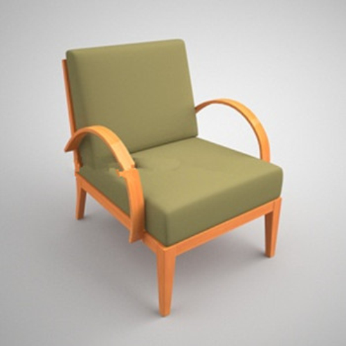 Simple 3d model of sofa