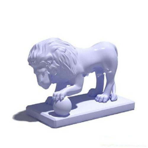 Stone lions 3d model