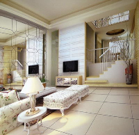 The European paperback living room 3D model