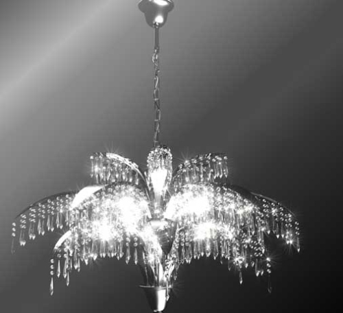 European crystal chandeliers Colorful lanyards