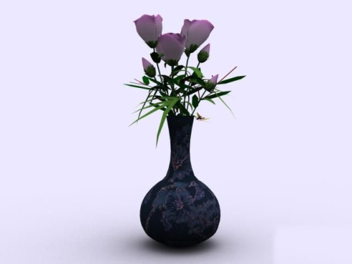 Indoor plants vase model
