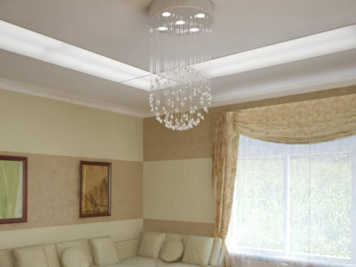 Crystal curtain Ceiling 3D models