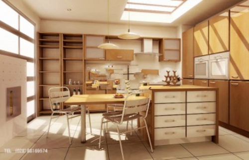 Kitchen restaurant one 3d models