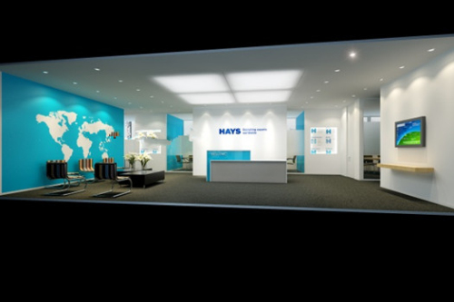 Company foreground 3d model