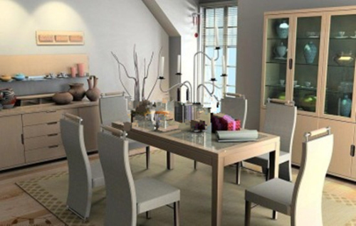 Small fresh restaurant 3d model