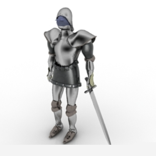 European knights 3D models