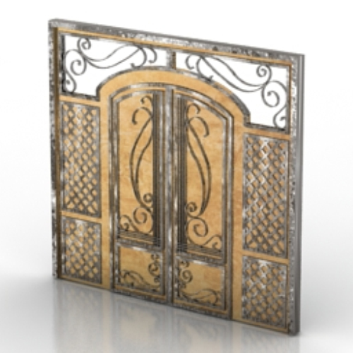 model European-style doors