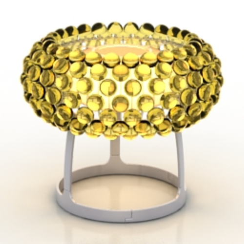 Gold small table lamp model