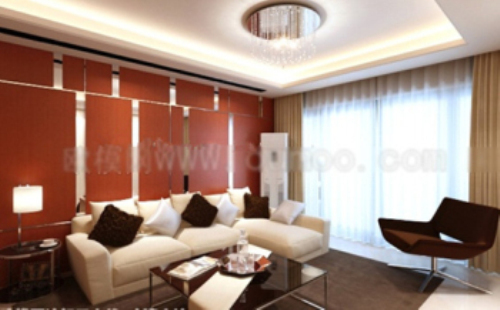 Cozy living room 3D model