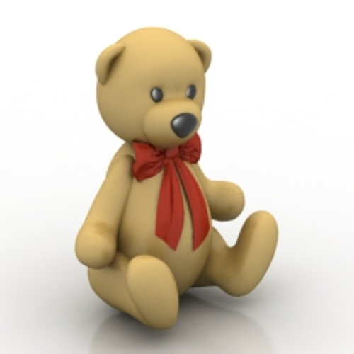 Teddy bear 3 d model