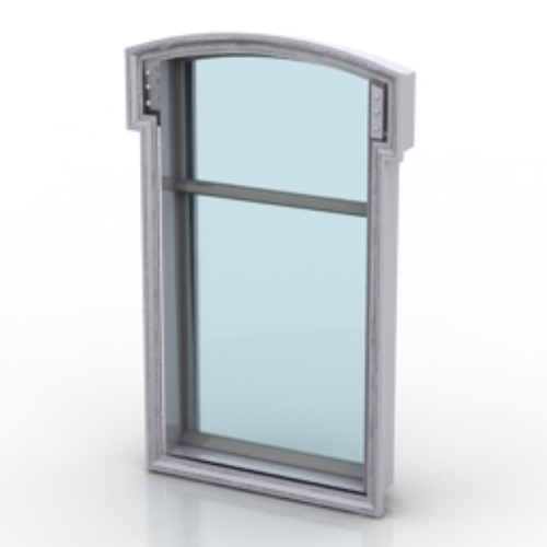 3d model window