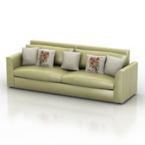 Fresh green sofa model