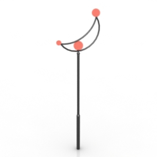 Crescent street light model