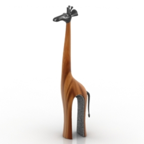 Giraffe sculpture model