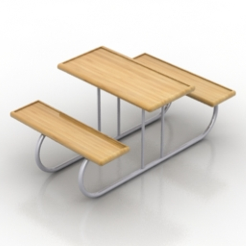 3d dining table model