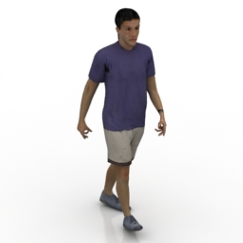 3d man model