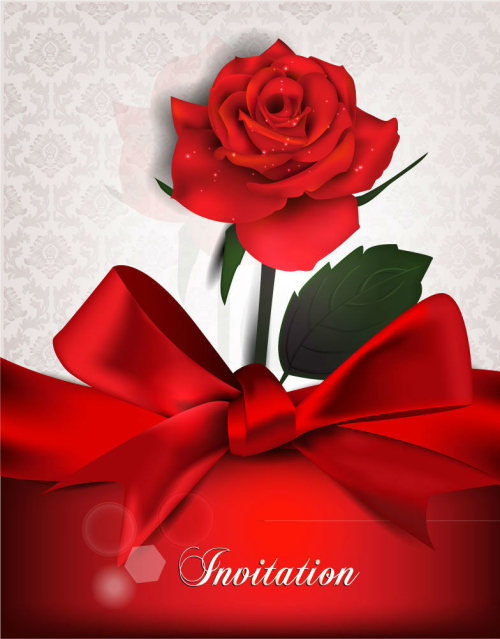 Elegant Silk Rose Vector