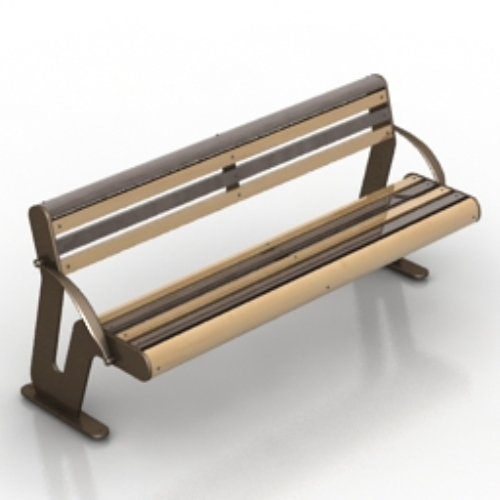 park bench model