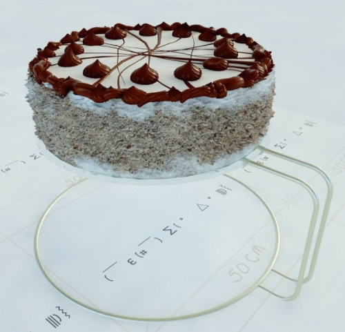 Chocolate Cake in 3D