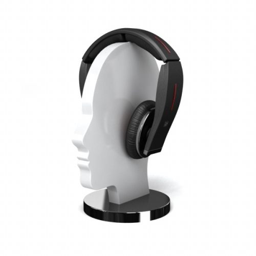 Black headset 3D model