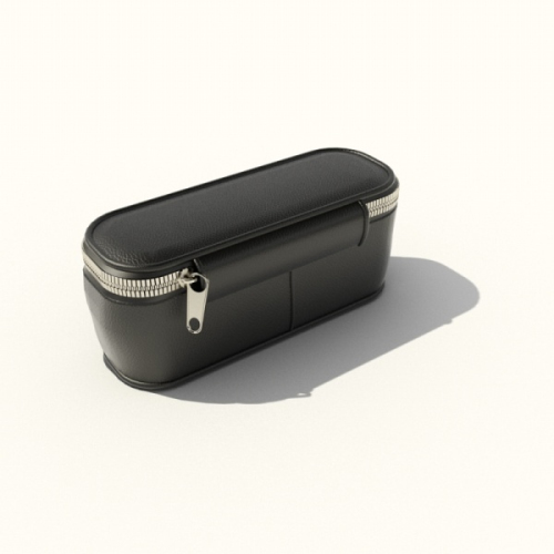 Black rectangular purse 3D model
