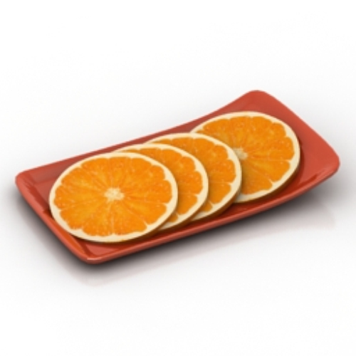 Ice orange compote model