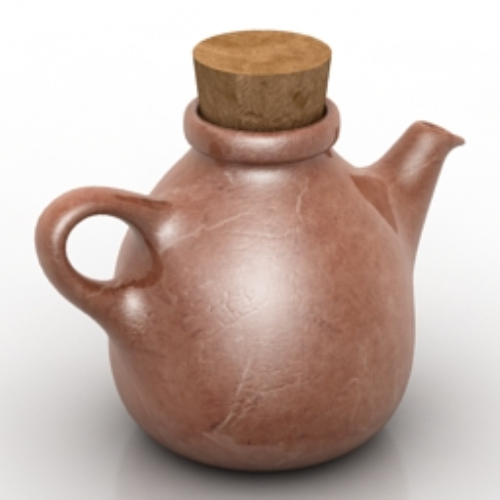 retro teapot model