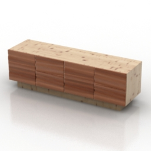 laminated wooden 3D models