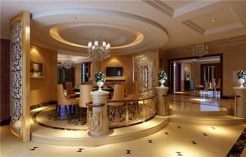 Luxury restaurant package 3D model renderings