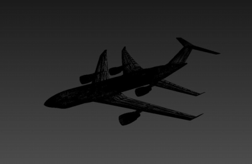 3D model biplane