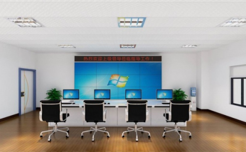 Video control room in 3D