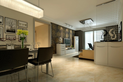 Restaurant Living Room 3D model