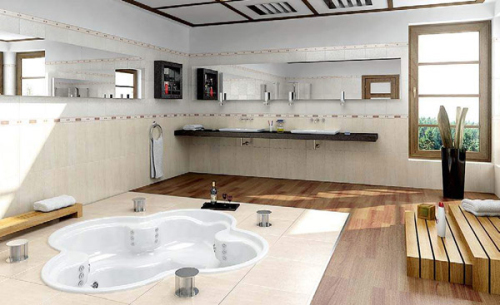 Luxury bathroom 3D model