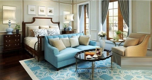 Ocean winds bedroom 3D model