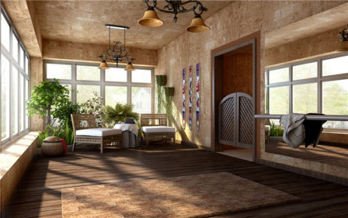 Sunshine recreational space 3D model