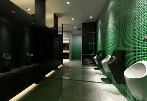 Men's toilet 3d model