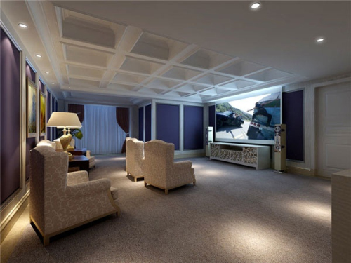 Modern minimalist living room large 3D models