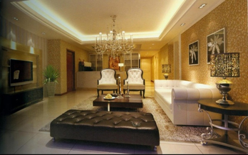 Cozy living room 3d model