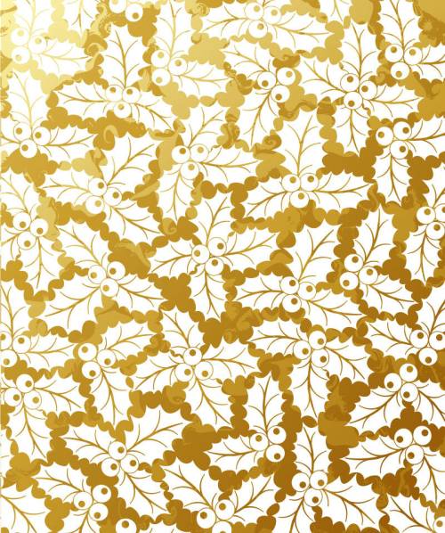 Mistletoe white seamless background vector material