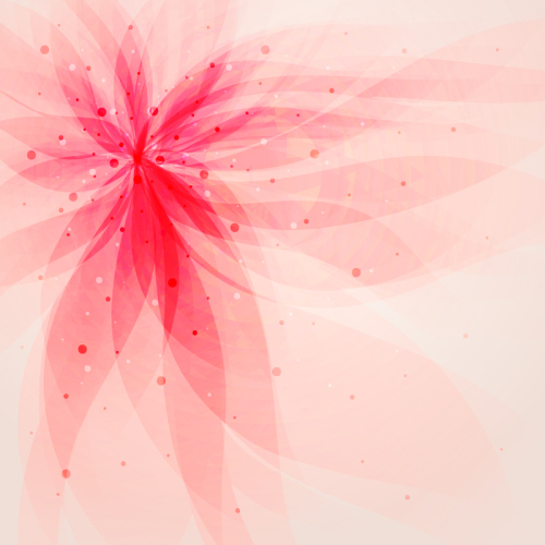 Fantasy abstract flowers background vector