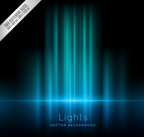 Blue ray background vector diagram