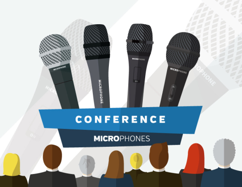 Creative Meeting poster vector material